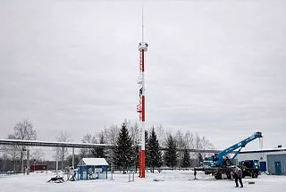 Мачта освещения ВМОН-25. <br />
ПАО «Газпром» г. Томск